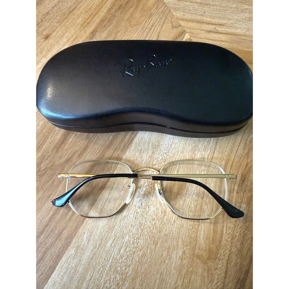 Ray-Ban RB6448 Hexagonal Optics Eyeglasses 51x21 - Picture 2 of 6